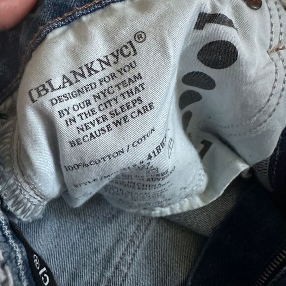 New with tags Blank NYC Distressed Denim High Waisted Cut Off Shorts - Picture 14 of 14